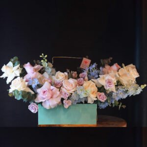 Blue Flower Basket
