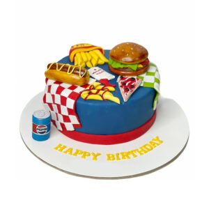 Burger Cake Design