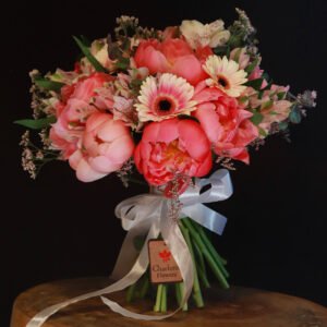 Peonies Wedding Bouquet