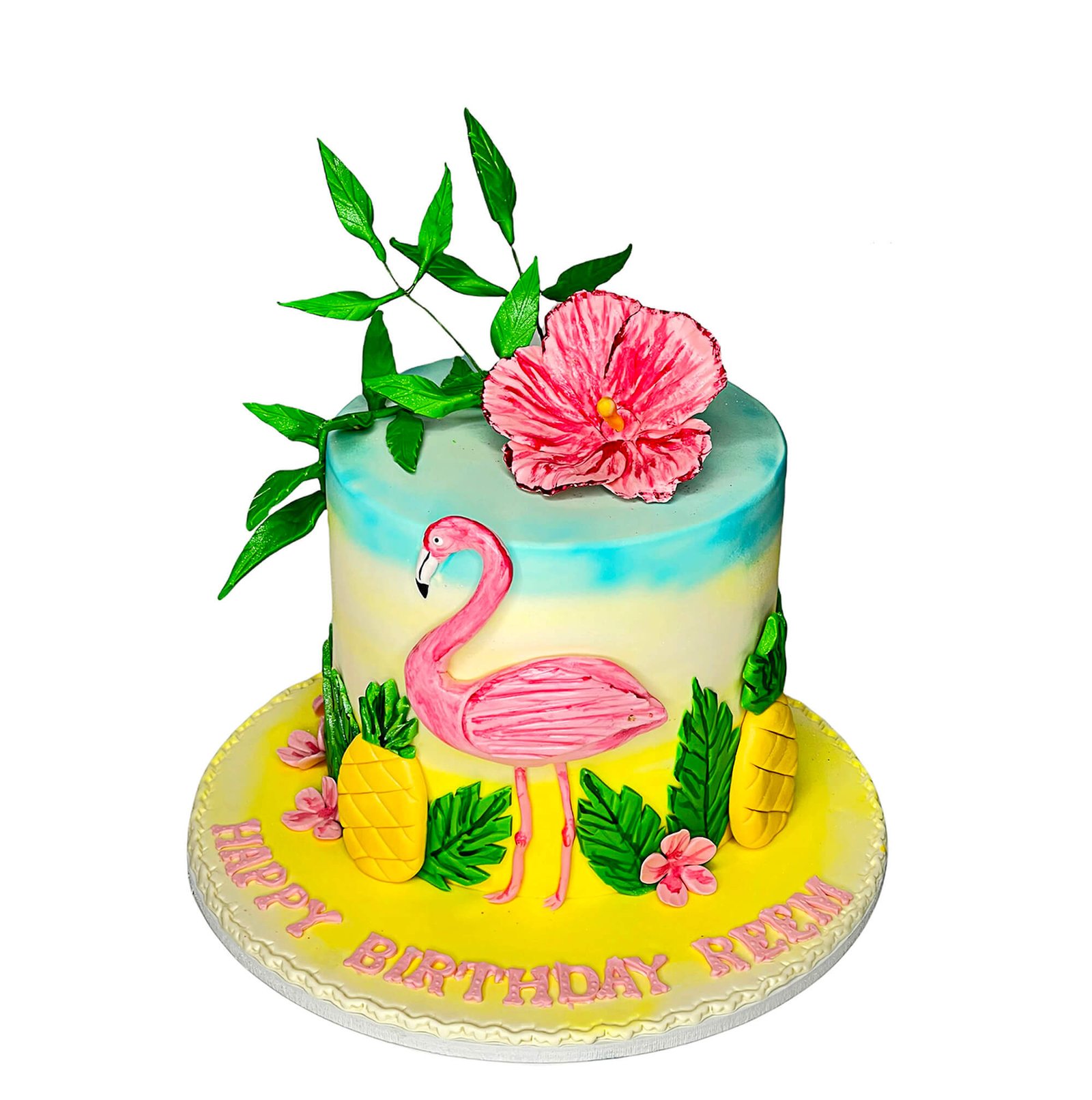 Flamingo Bird Cake design