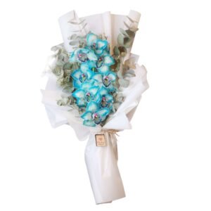 Blue Hand Bouquet
