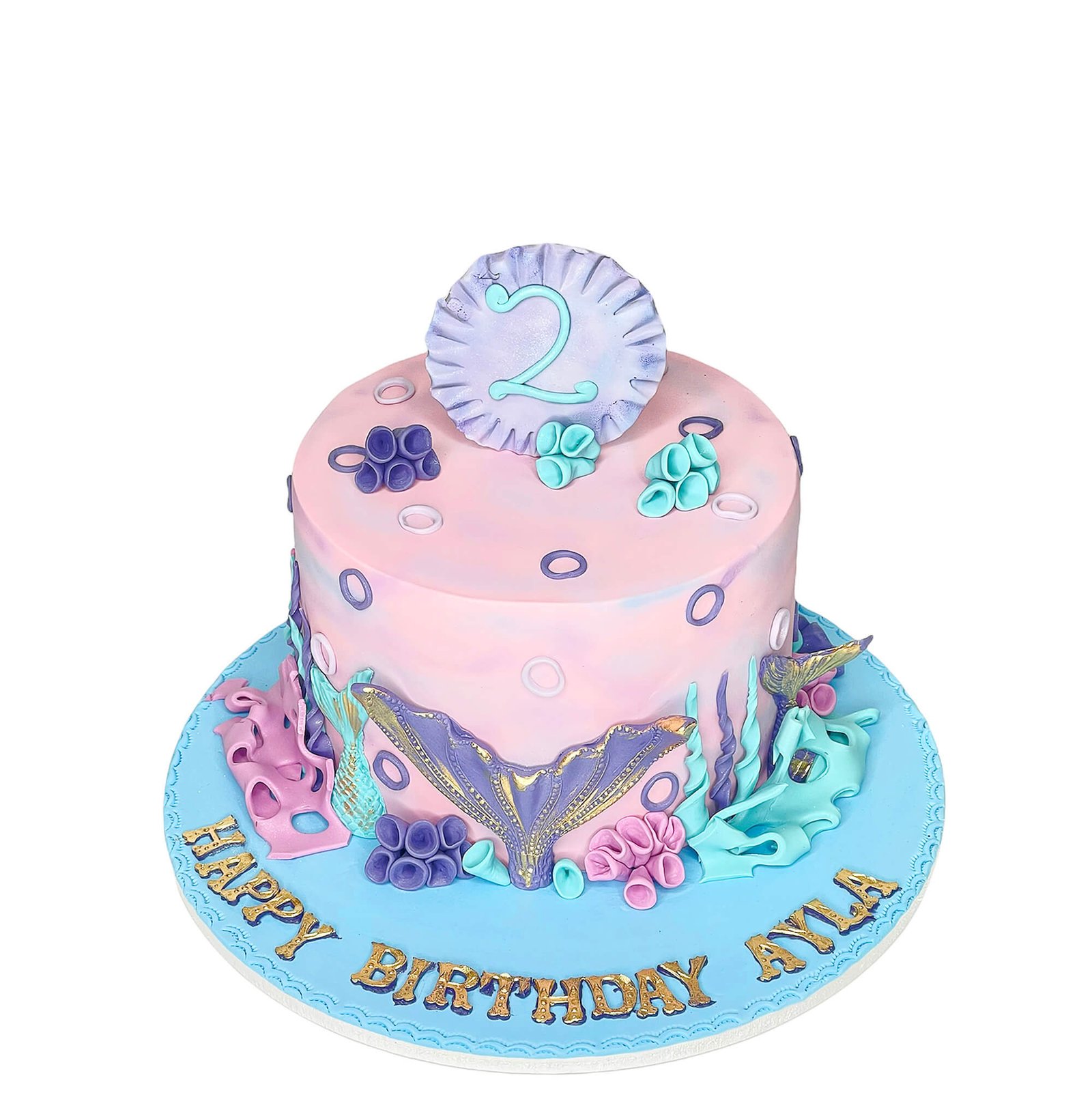 Mermaid Theme Cake