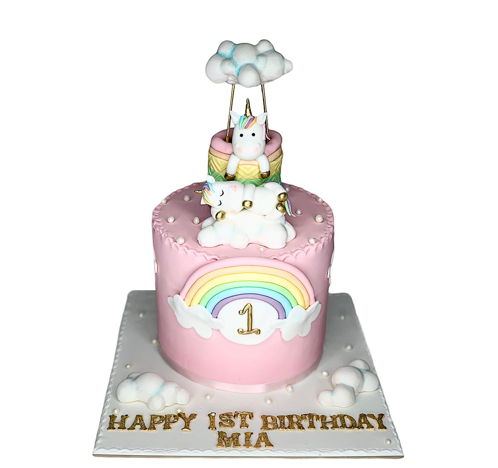 Unicorn Rainbow Cake