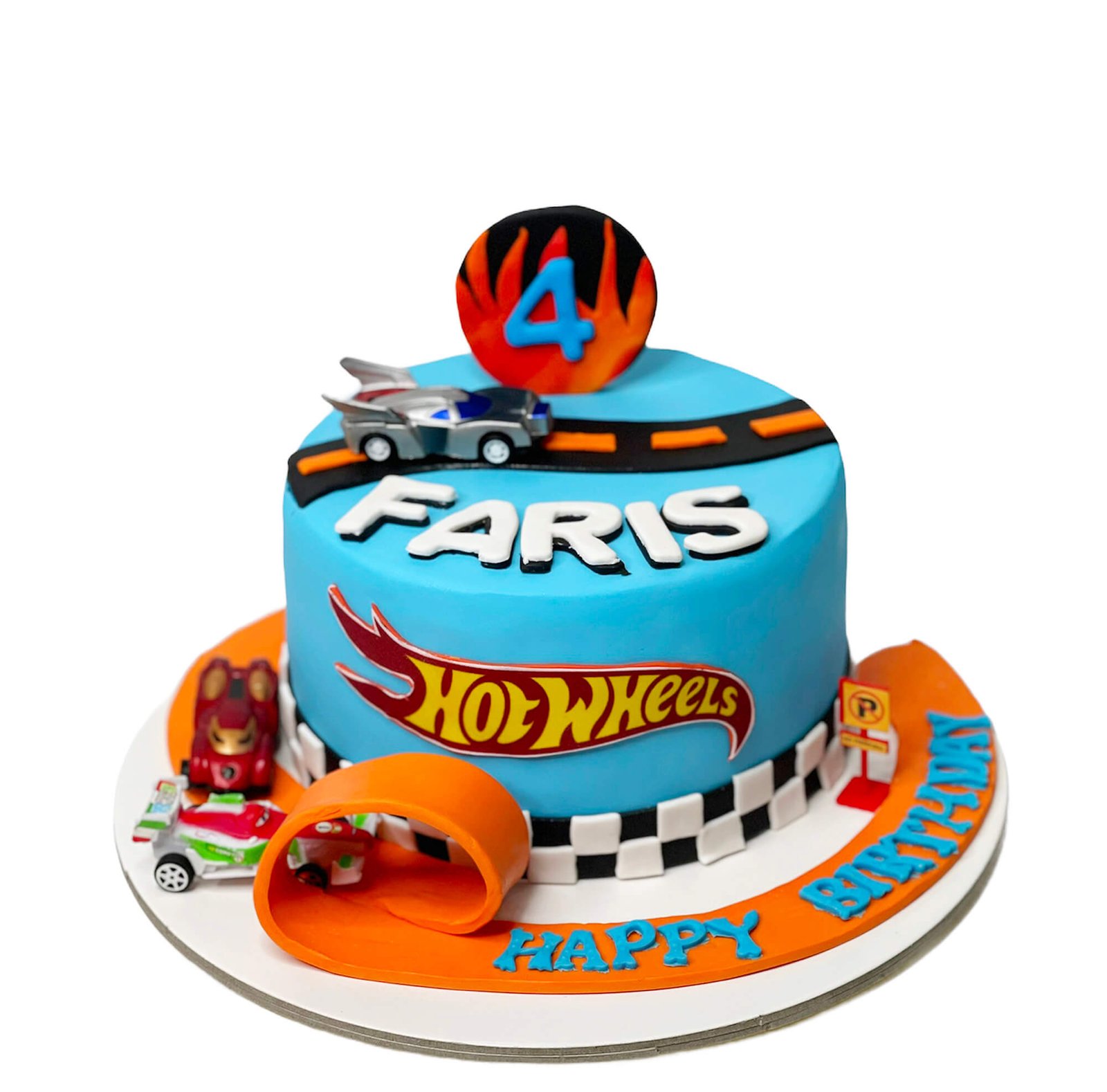 Hot Wheels Cake