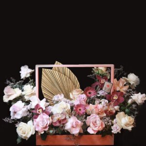 Pink Flower Basket