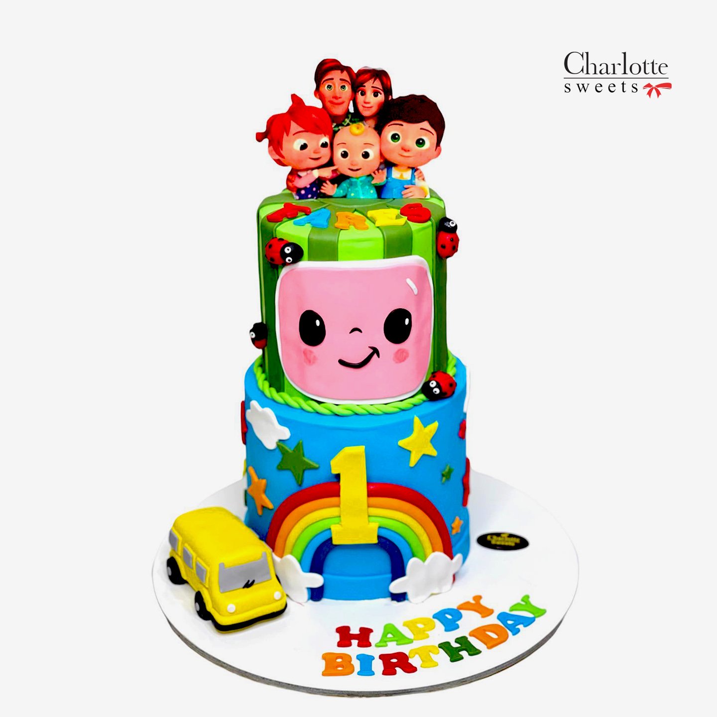 2 Tier Cocomelon Cake