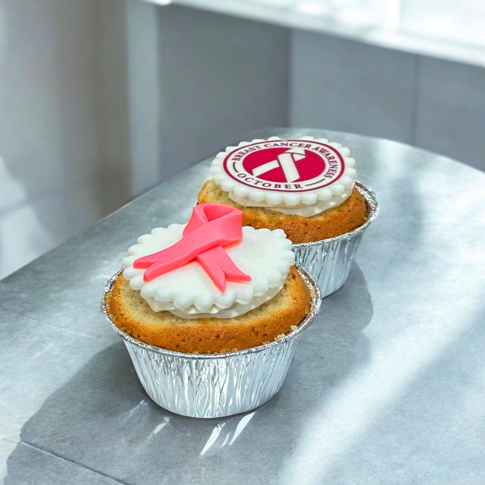 Breast Cancer Awareness Cupcakes