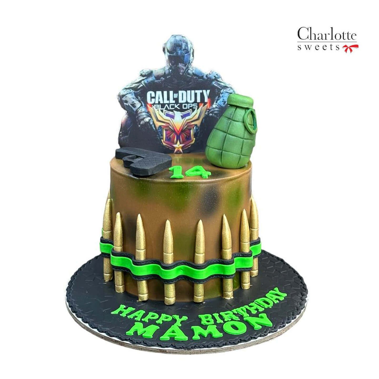 Call Of Duty Birthday Cake