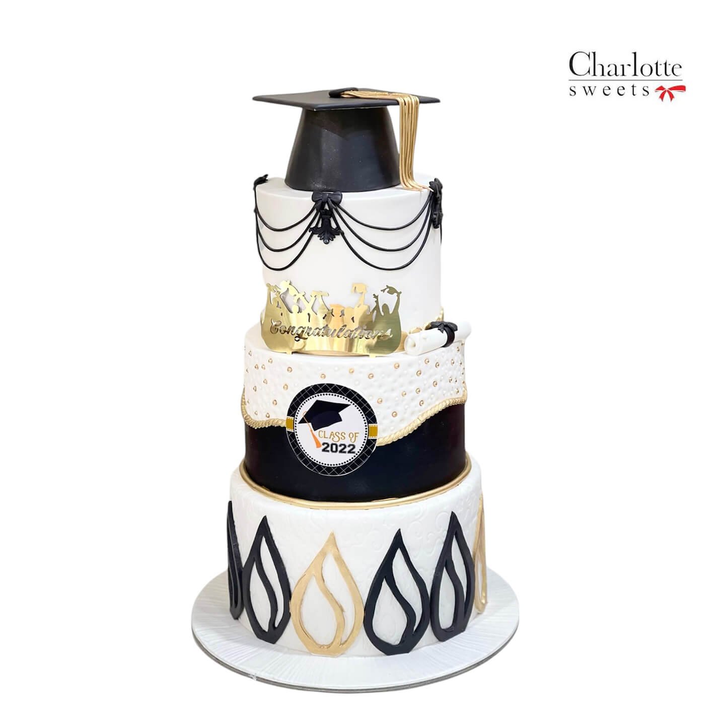 3 Tire Graduation Cake