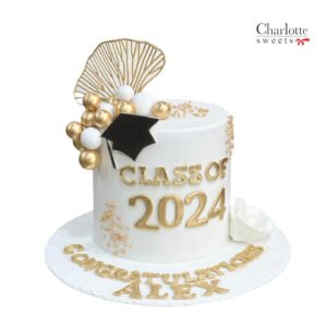 elegant graduation cake