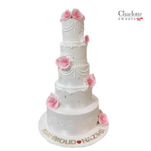 Five Tier Wedding Cake