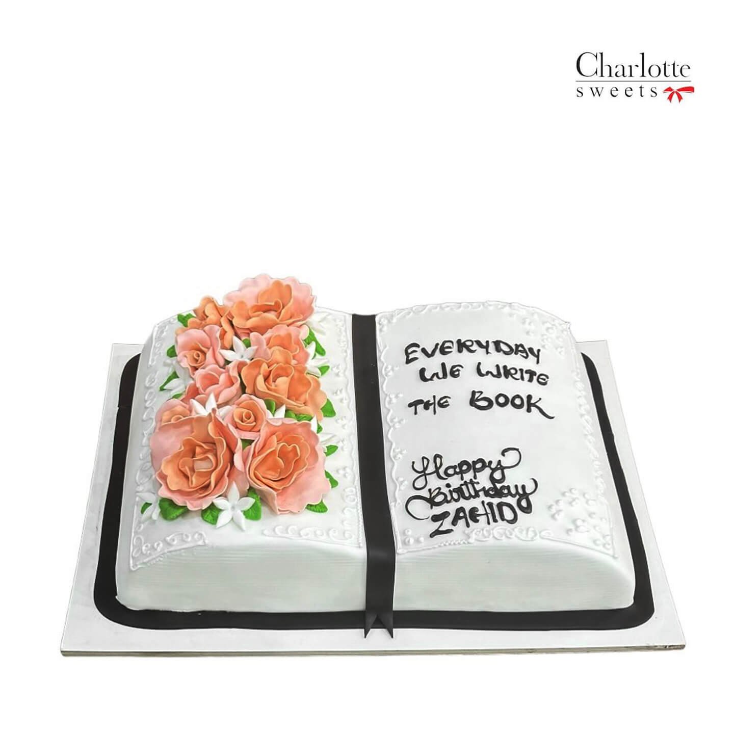 Book Birthday Cake