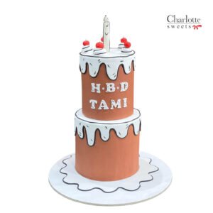 2 Tier Cake Comic
