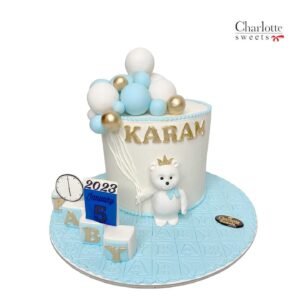 Teddy Bear With Cake