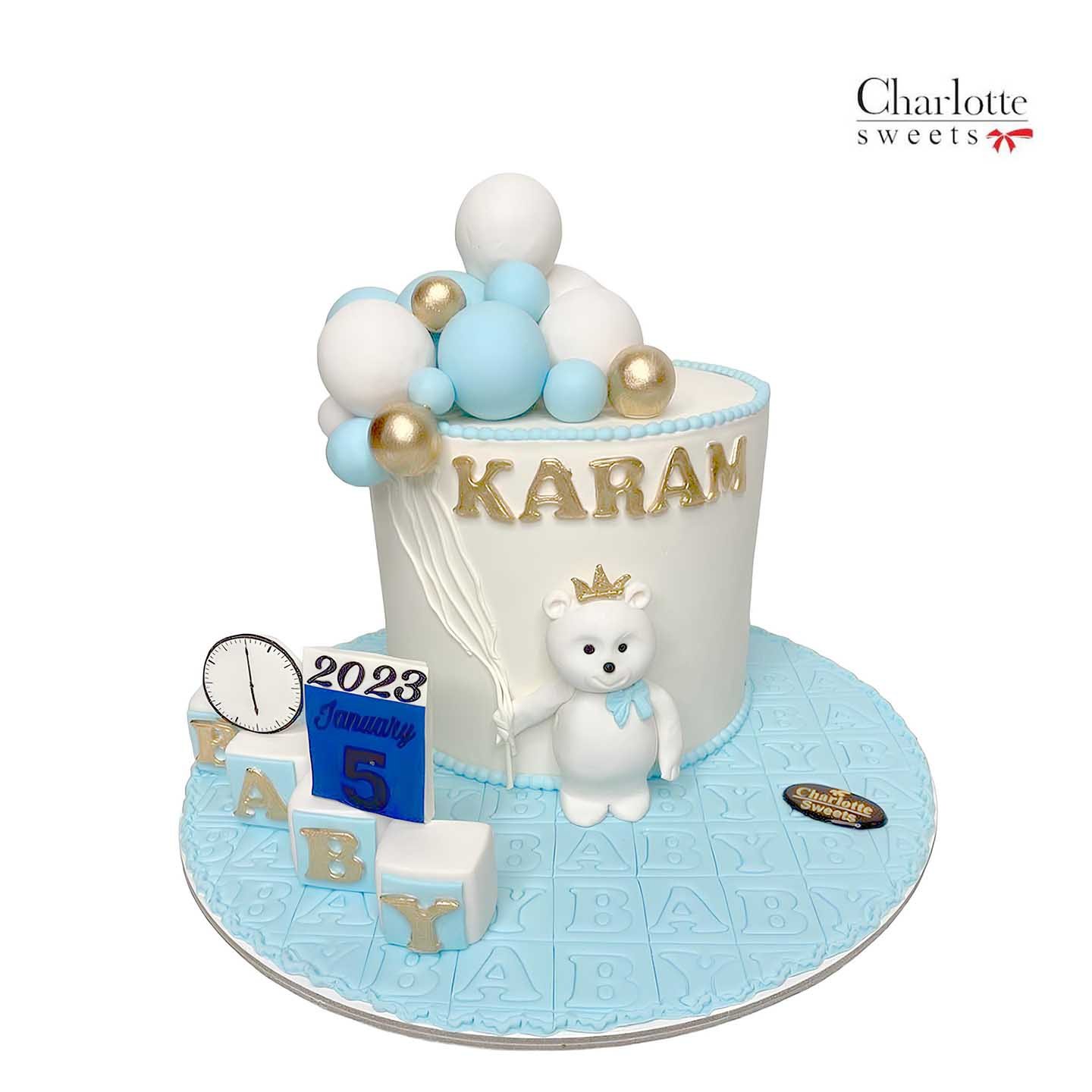 Teddy Bear With Cake