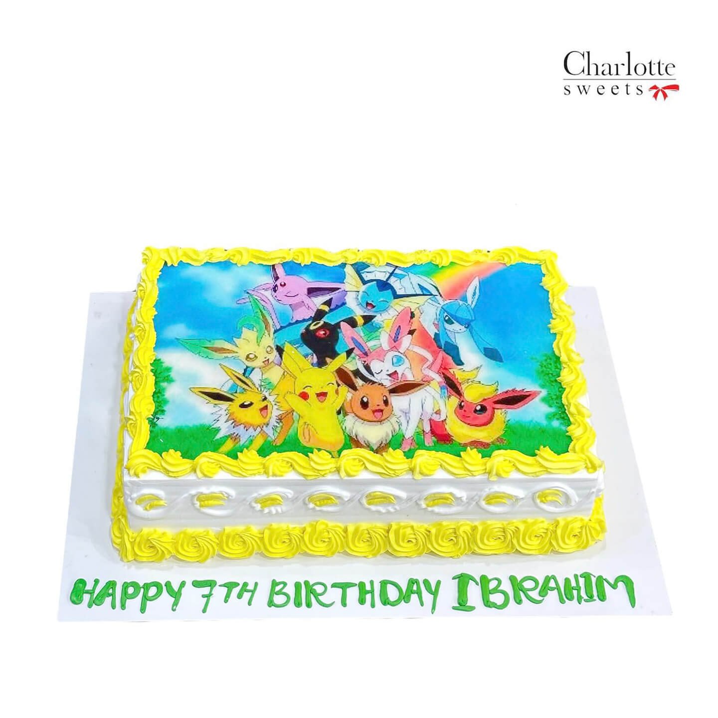 Birthday Pokemon Cake