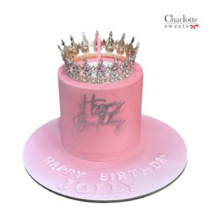 Crown Glitter Cake