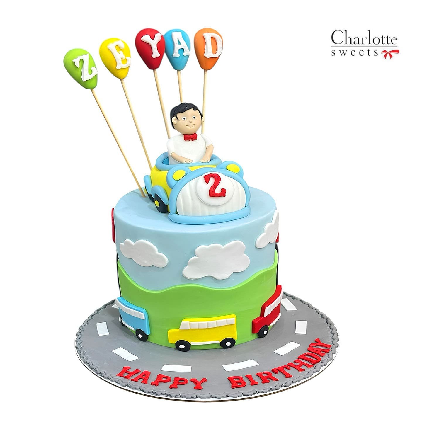 Cute Car Cake