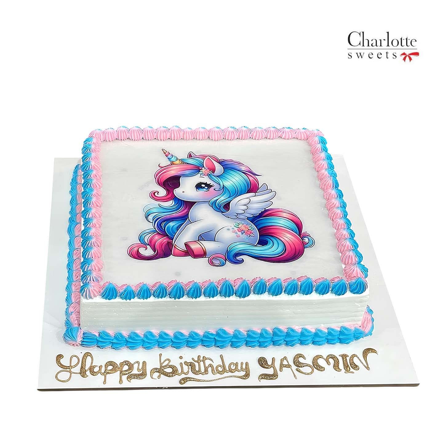 Unicorn Photo Cake