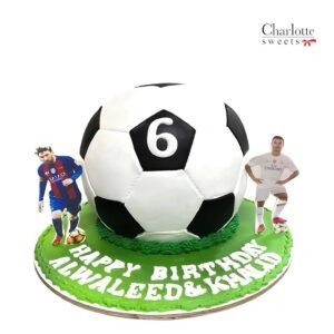 Messi Ronaldo Cake