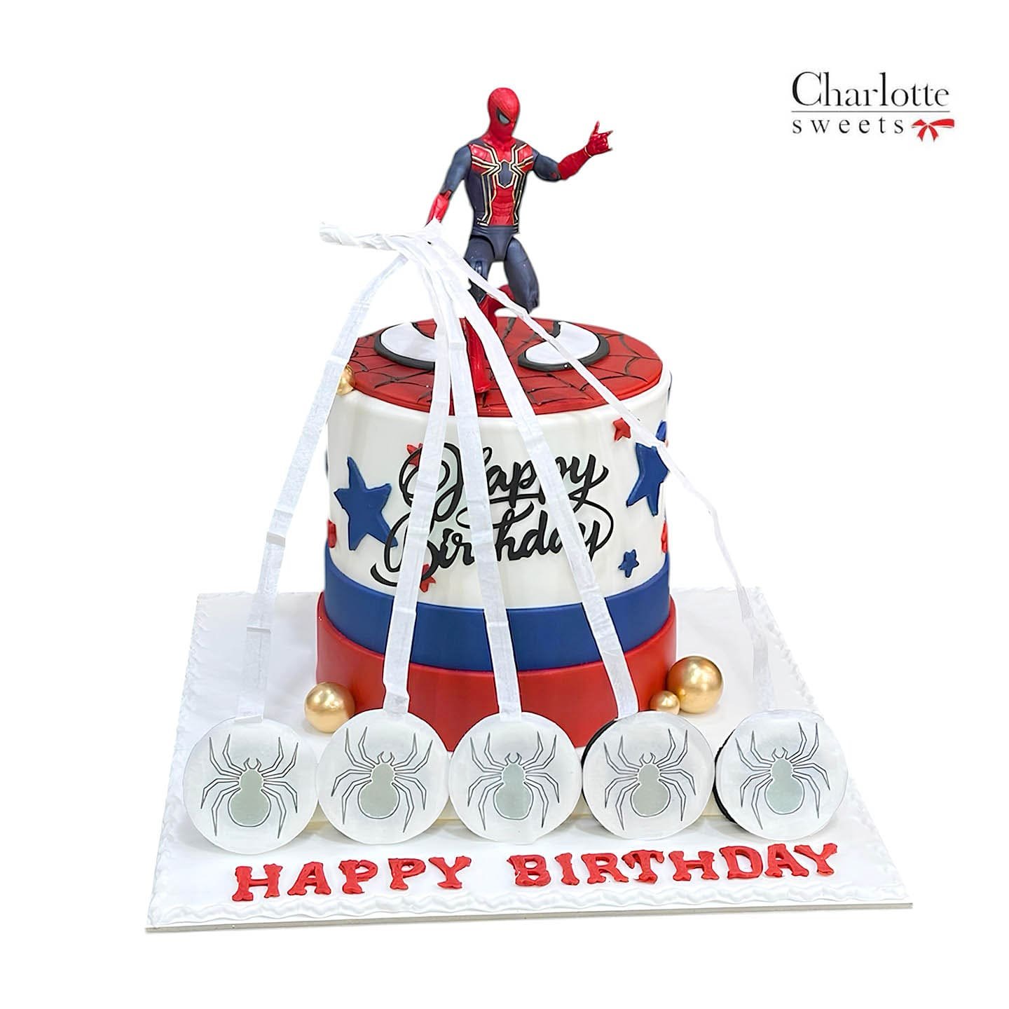 Spiderman Man Cake