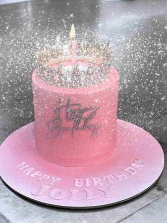 Crown Glitter Cake