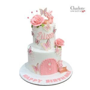 2 Tier Butterfly Cake