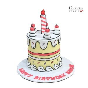 Birthday Comic Cake