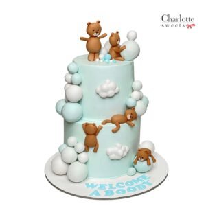 2 Tier Teddy Bear Cake