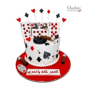 Playing Cards Theme Cake
