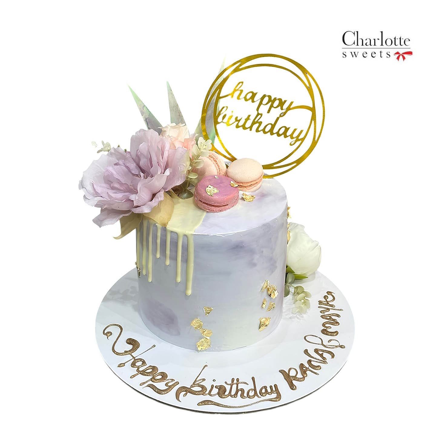 Floral Theme Cake