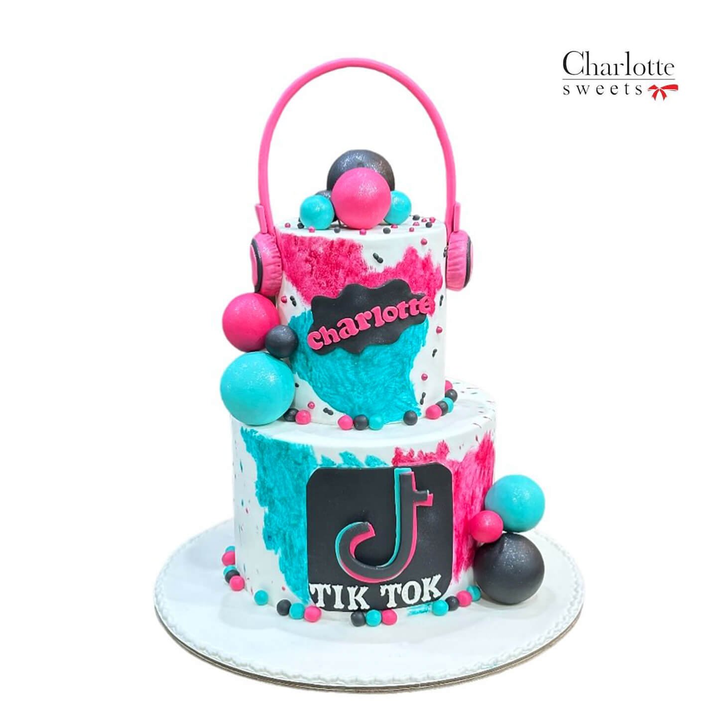TikTok Birthday Cake