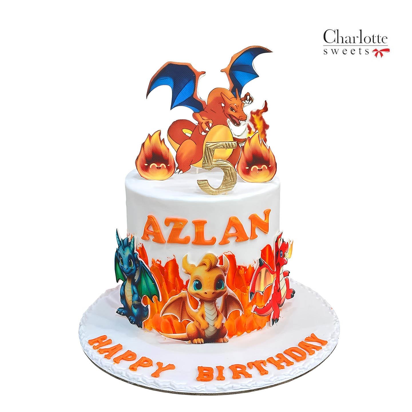 Charizard Pokemon Cake