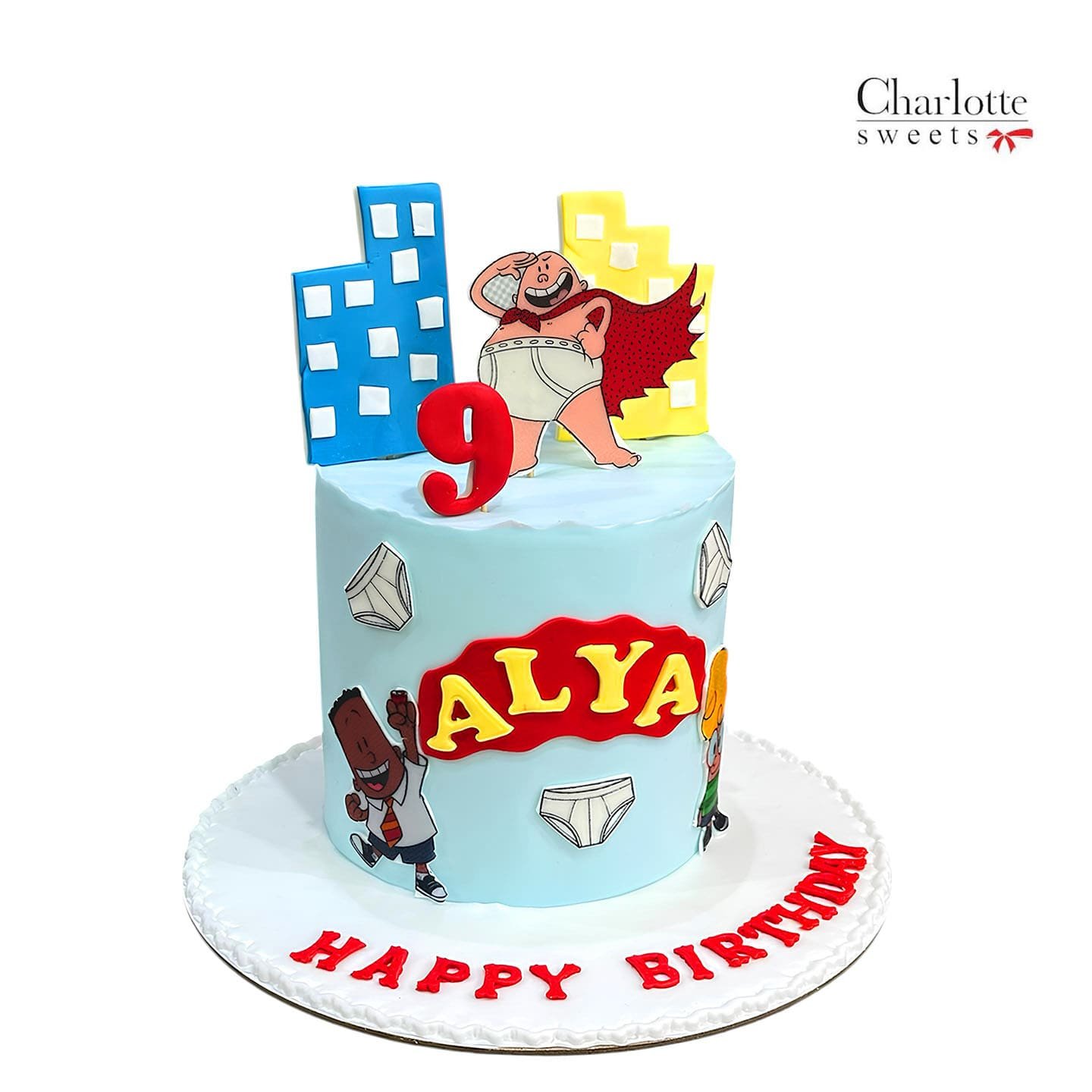 Captain Underpants Birthday Cake