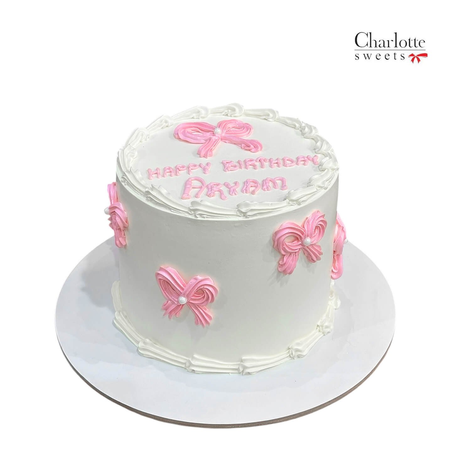 Pink Ribbon Cake