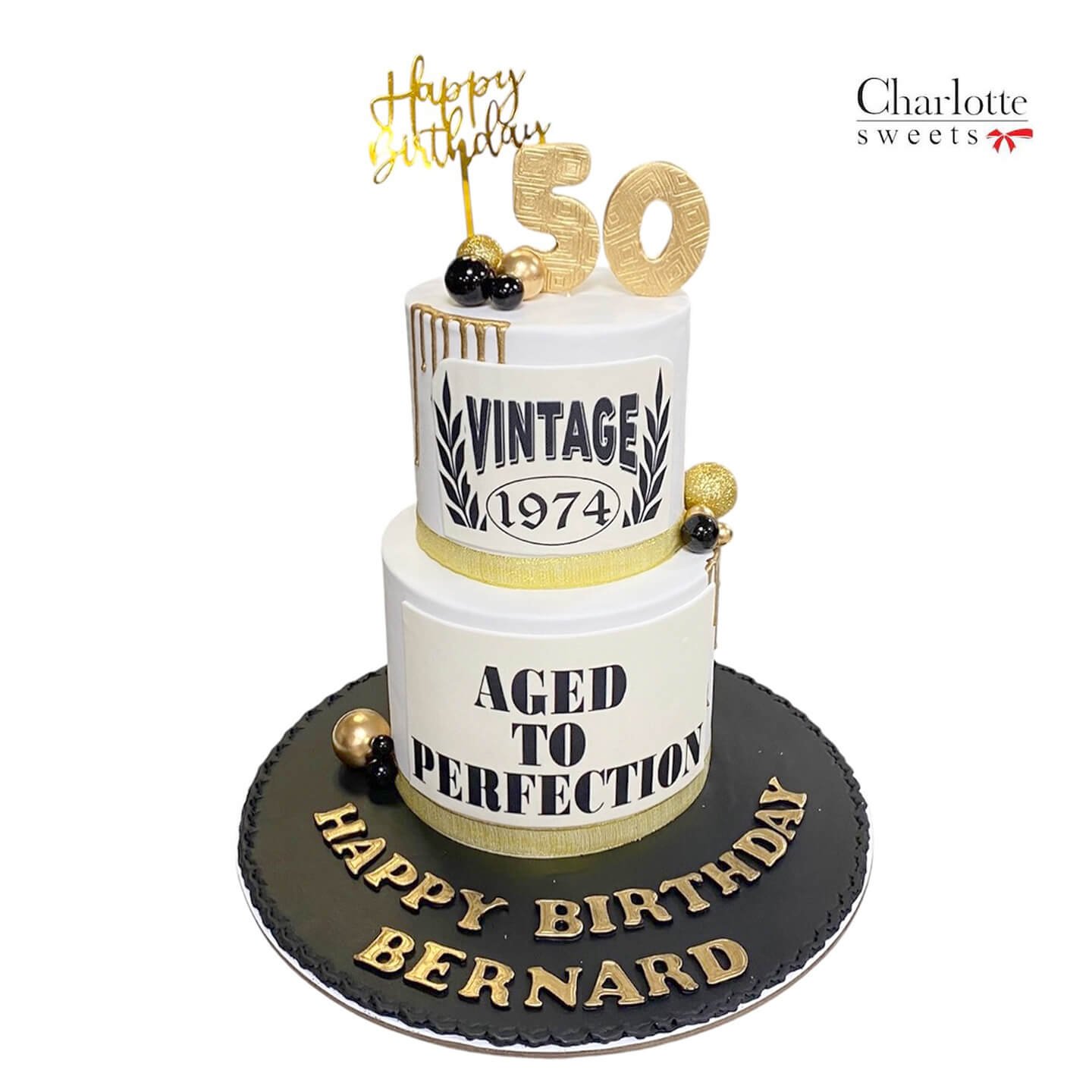 50 Years Birthday Cake
