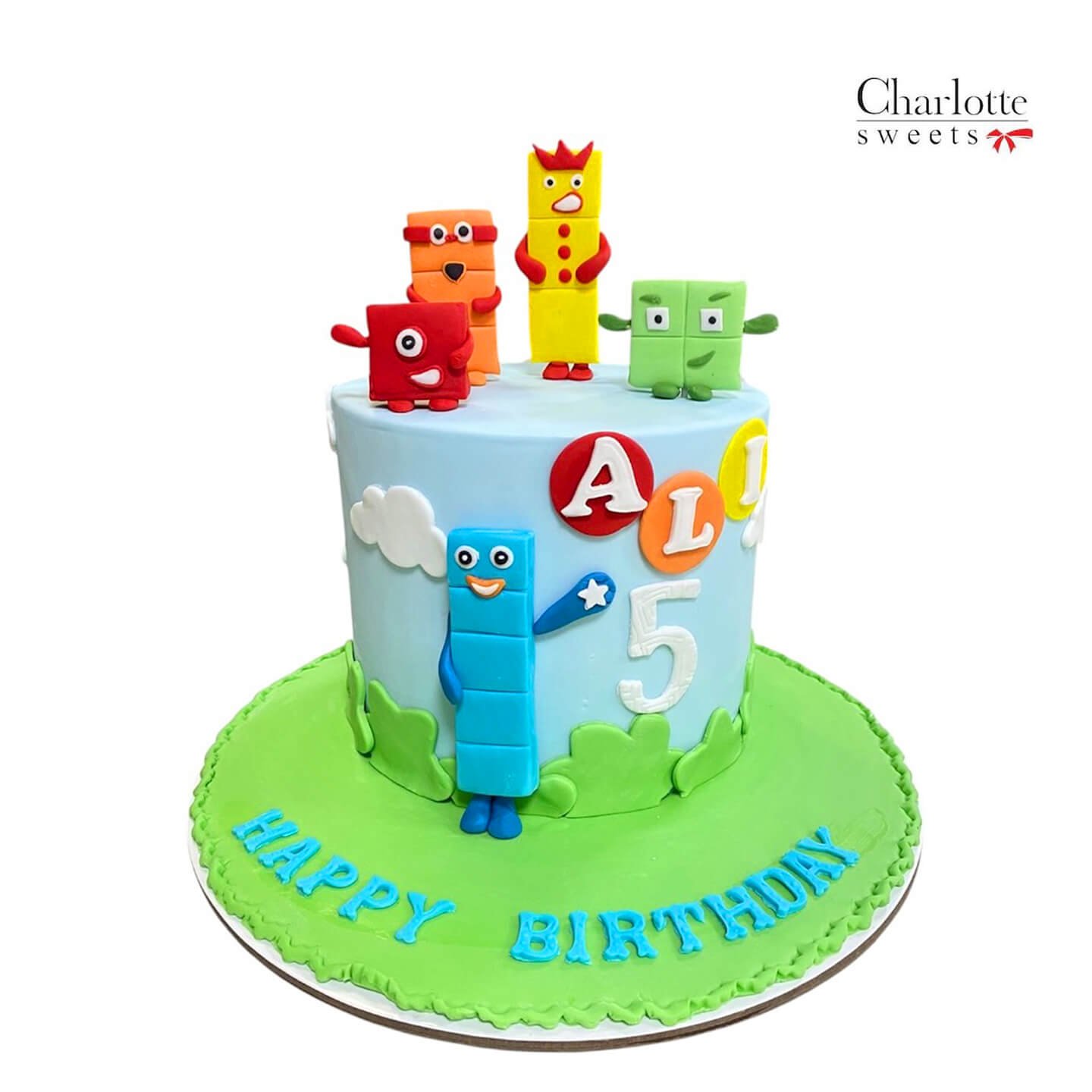 Number Blocks Cake