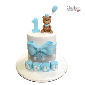 Blue Teddy Cake