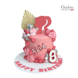 Barbie Theme Birthday Cake