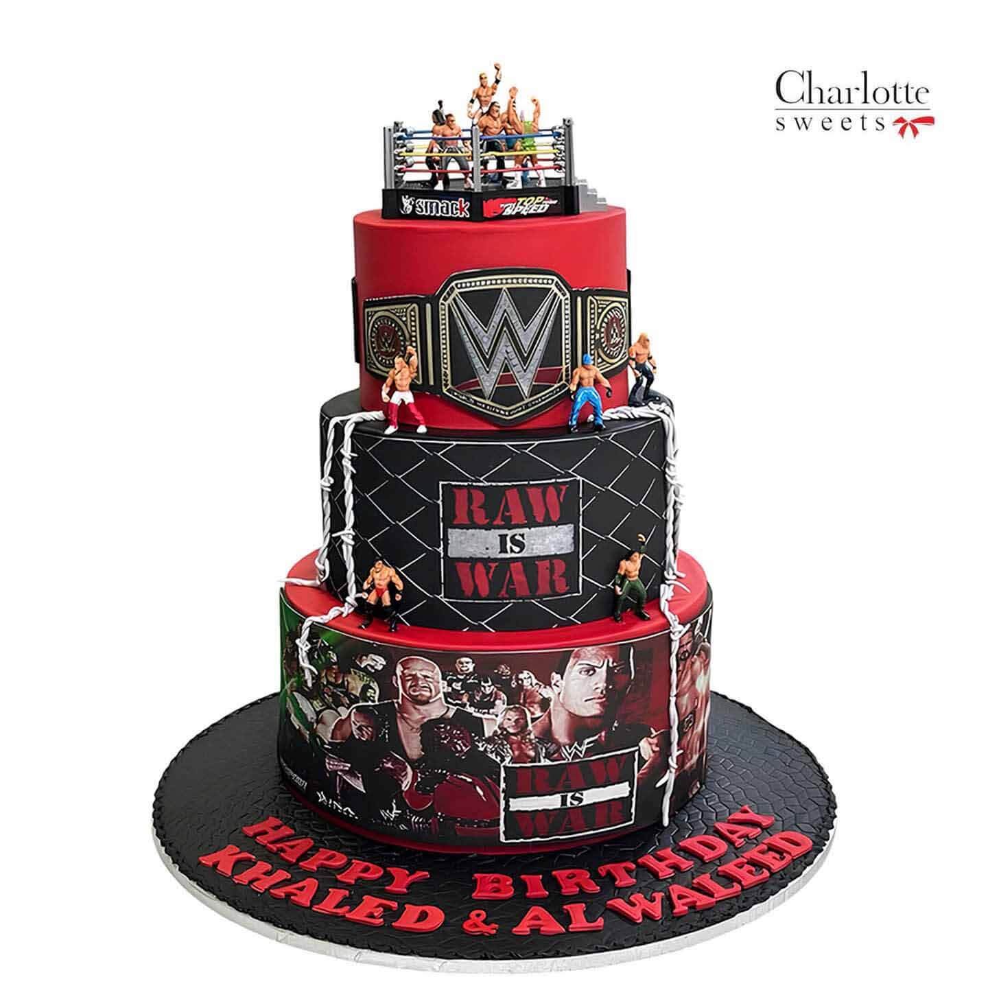 3 Tier Cake WWE