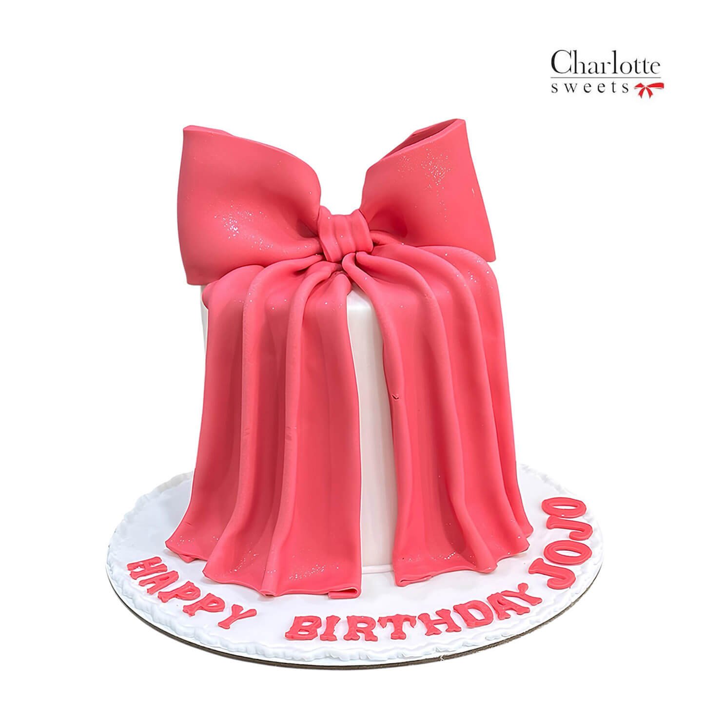 Bow Birthday Cake