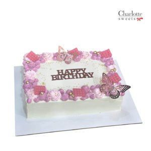 Cream Rectangle Cake