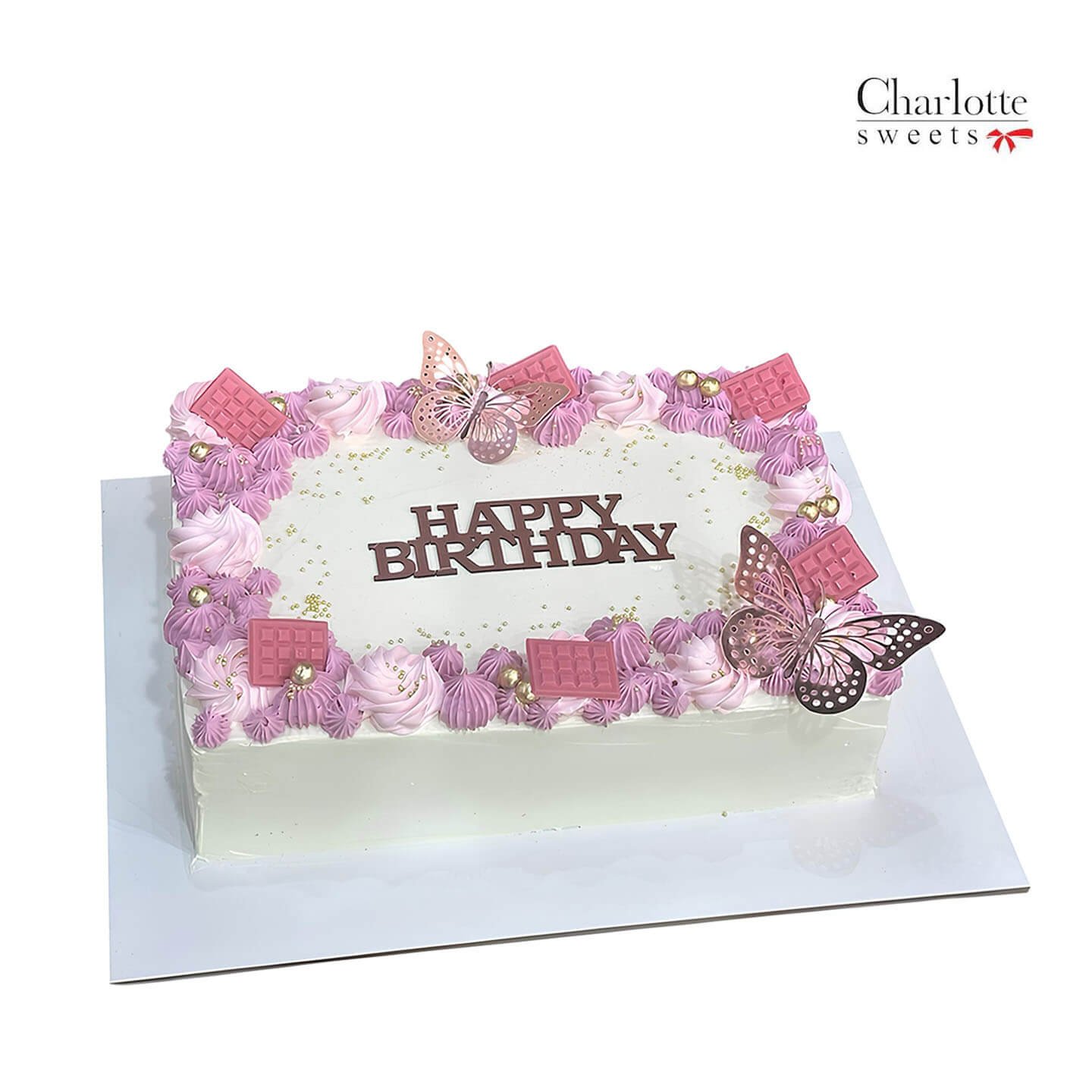 Cream Rectangle Cake