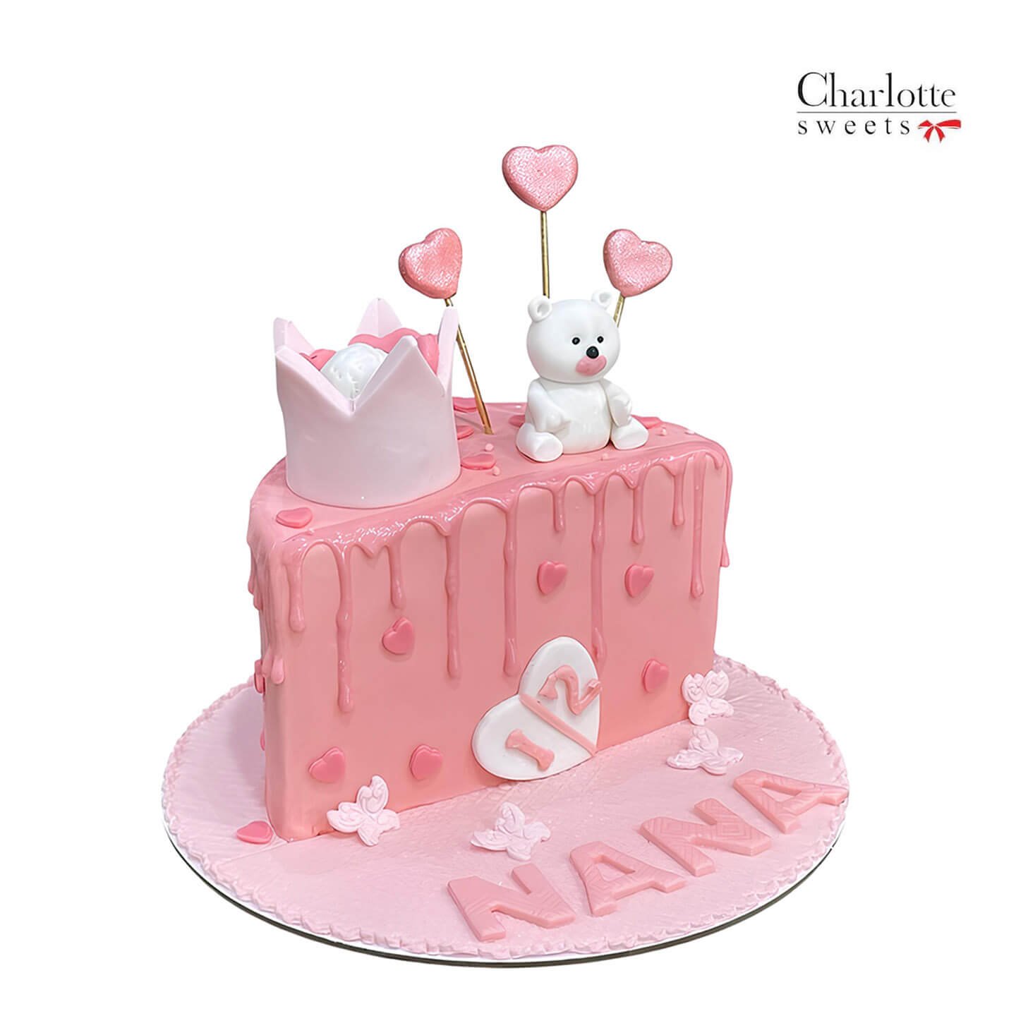 6 Month Birthday Cake