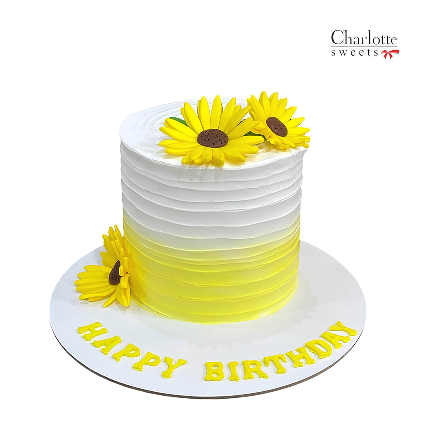 Sunflower Birthday Cake