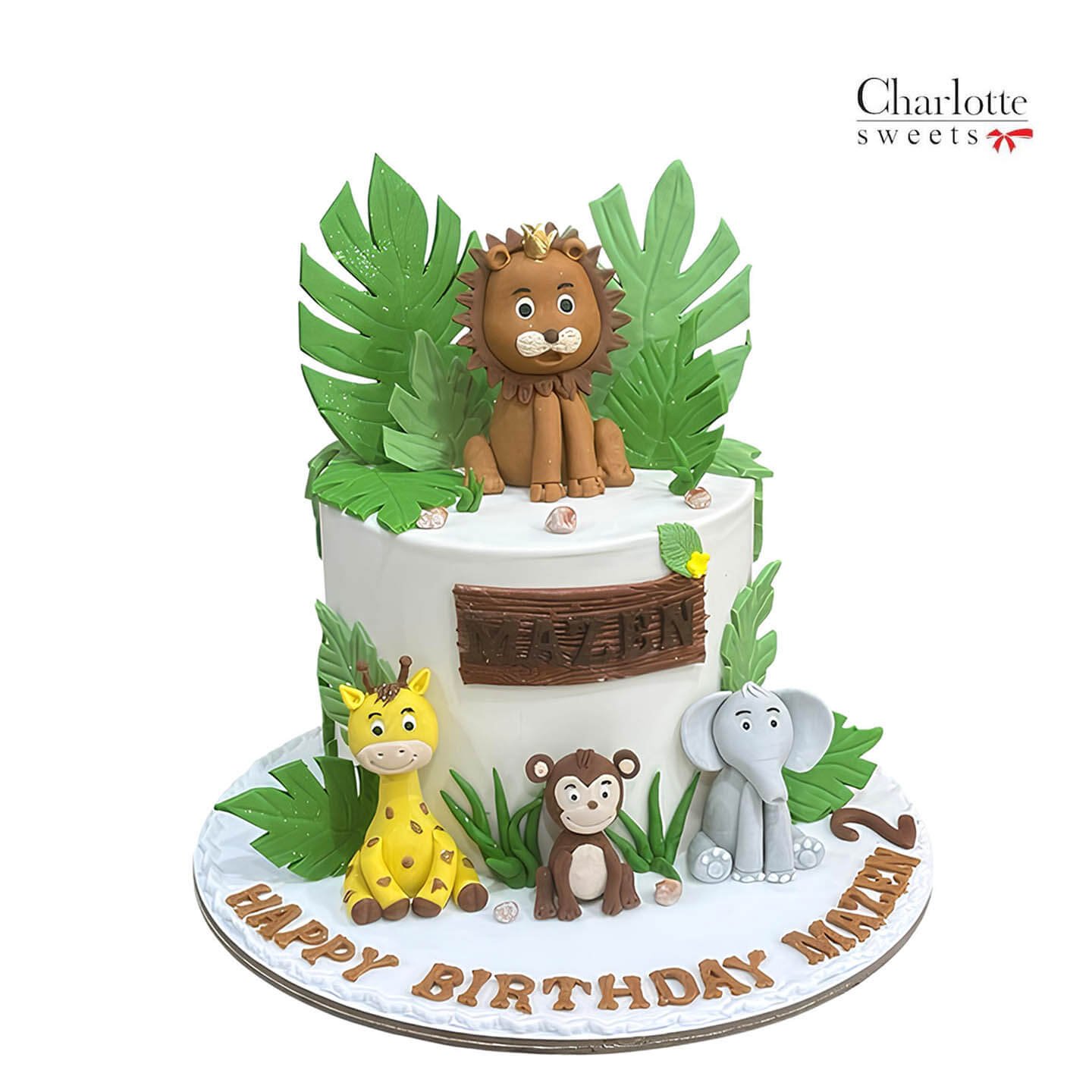 Safari Themed Cake