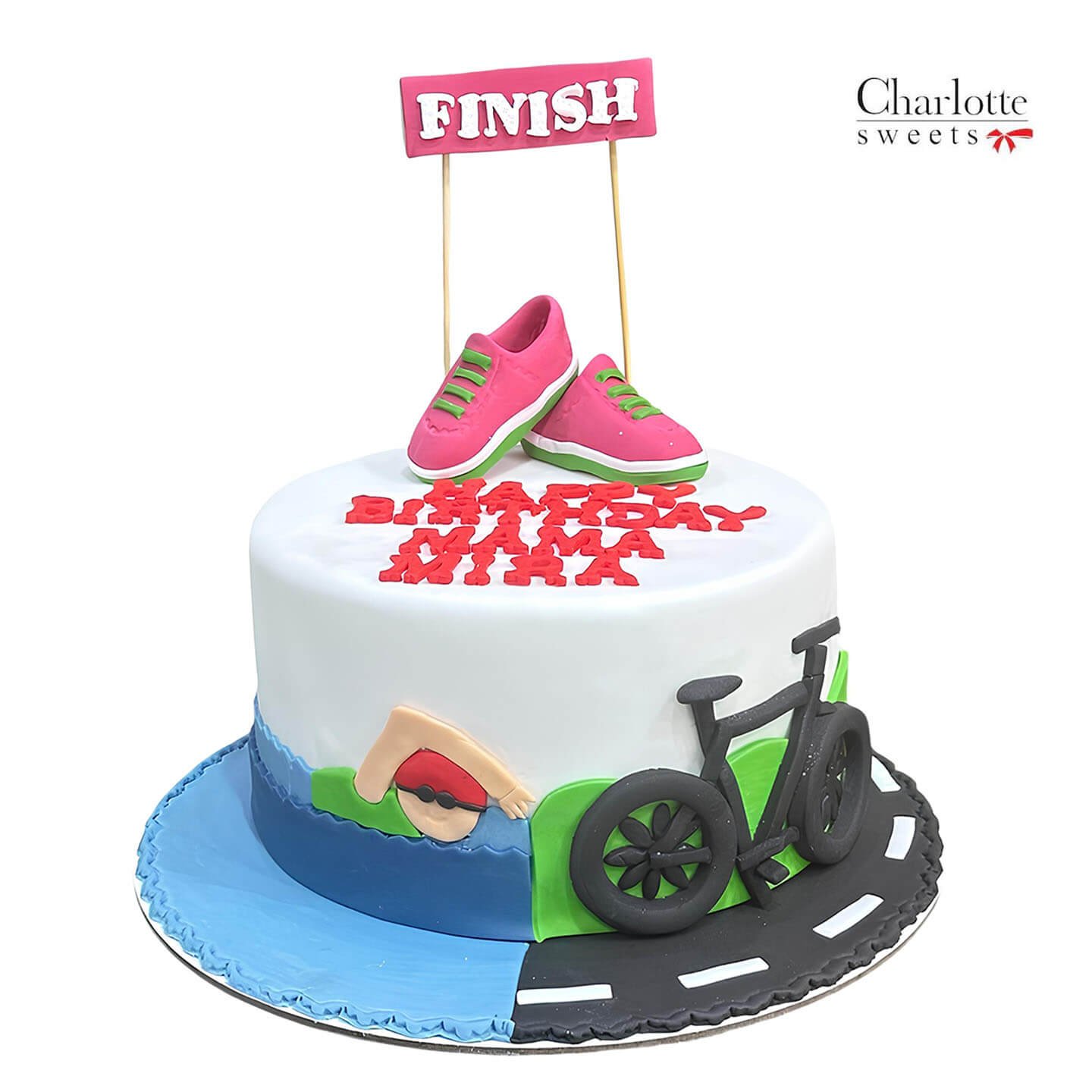 Ironman Triathlon Cake