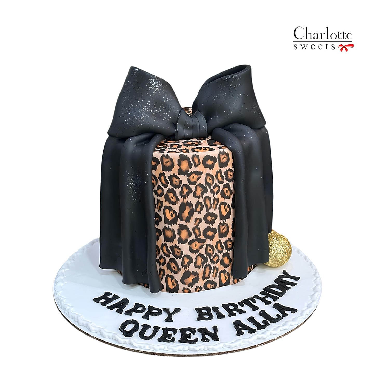 Leopard Print Cake