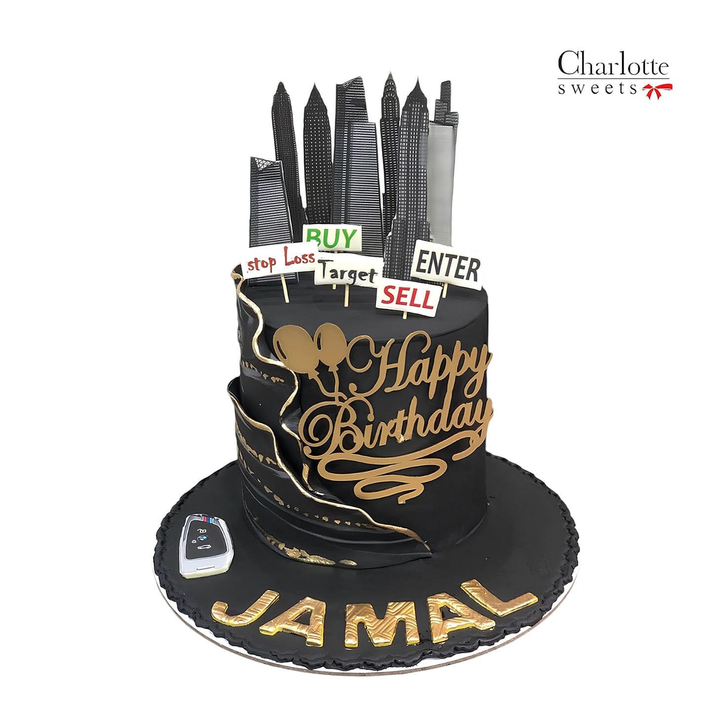 Stock Market Cake