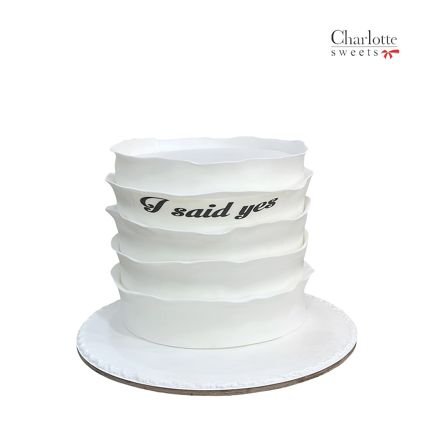 Proposal cake